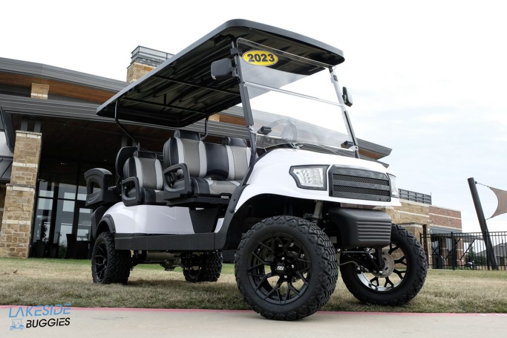 2023 Kodiak Defender - Lifted - 6 Passenger Golf Cart White | Lakeside ...